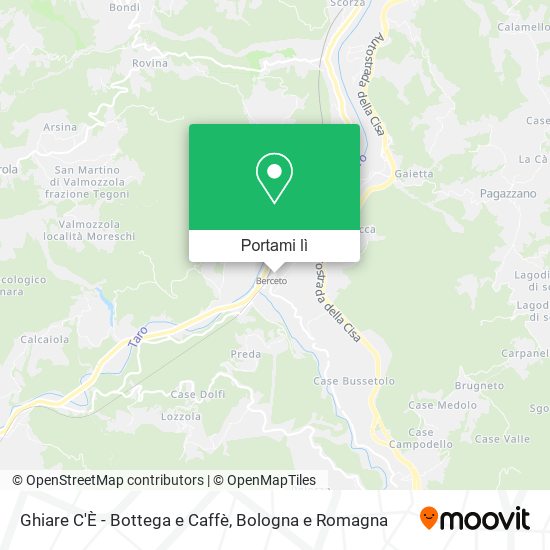 Mappa Ghiare C'È - Bottega e Caffè