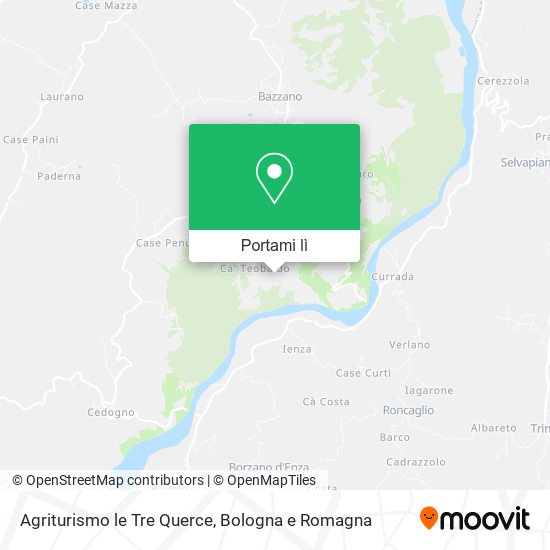 Mappa Agriturismo le Tre Querce