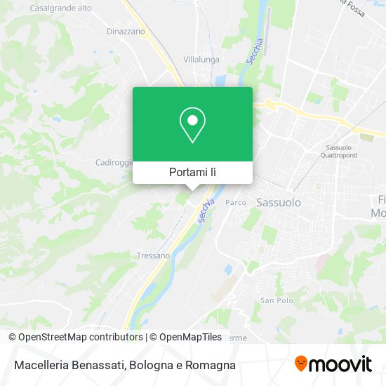 Mappa Macelleria Benassati