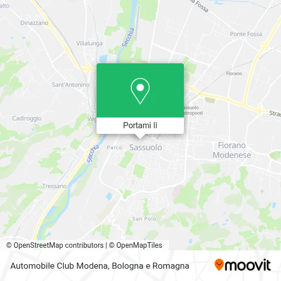 Mappa Automobile Club Modena