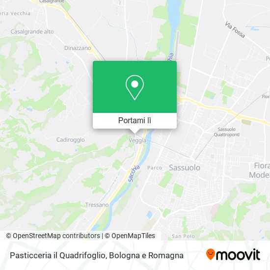 Mappa Pasticceria il Quadrifoglio