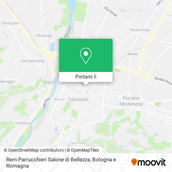 Mappa Rem Parrucchieri Salone di Bellezza