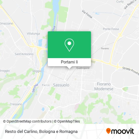 Mappa Resto del Carlino