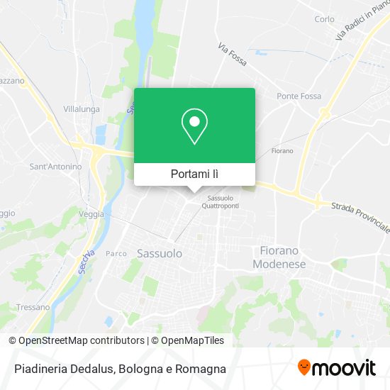 Mappa Piadineria Dedalus