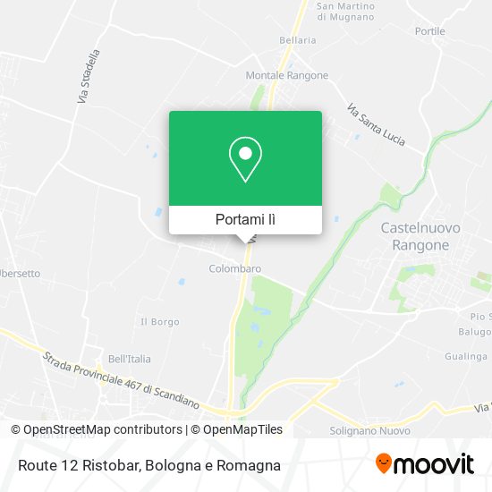 Mappa Route 12 Ristobar