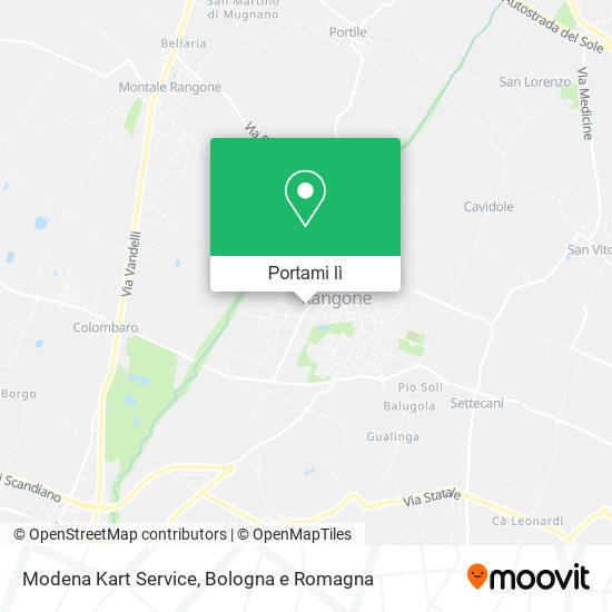 Mappa Modena Kart Service