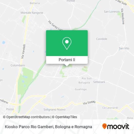 Mappa Kiosko Parco Rio Gamberi