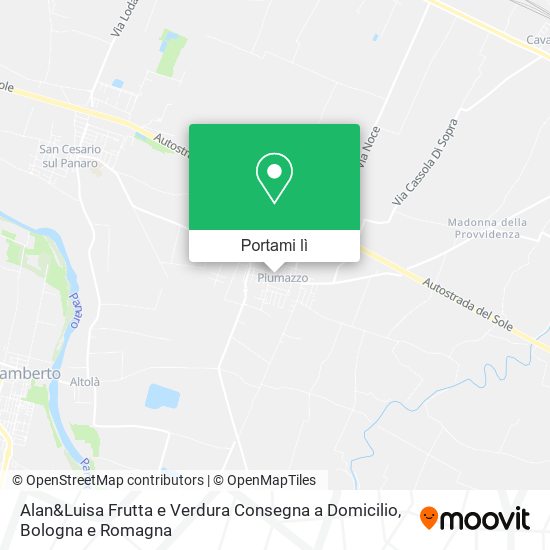 Mappa Alan&Luisa Frutta e Verdura Consegna a Domicilio
