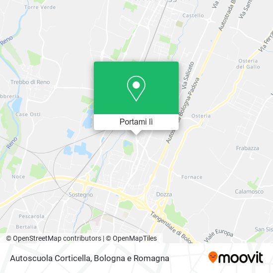 Mappa Autoscuola Corticella