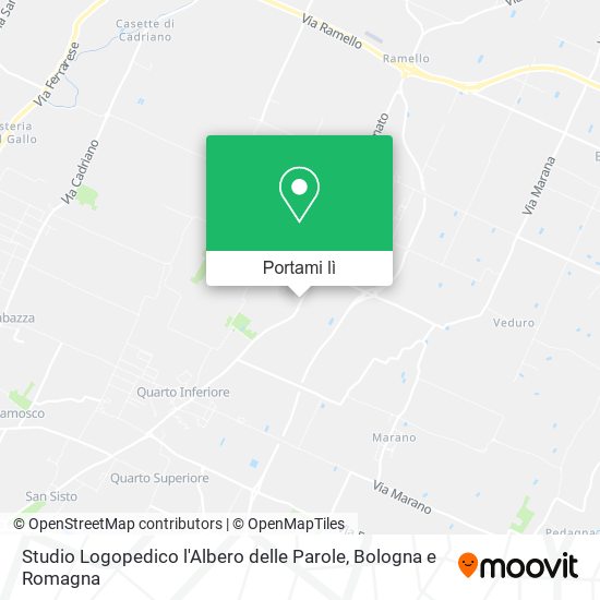 Mappa Studio Logopedico l'Albero delle Parole