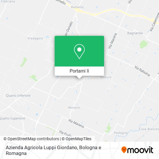 Mappa Azienda Agricola Luppi Giordano