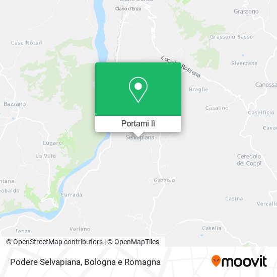 Mappa Podere Selvapiana