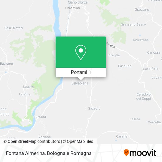 Mappa Fontana Almerina