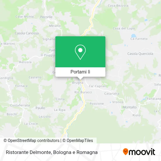 Mappa Ristorante Delmonte