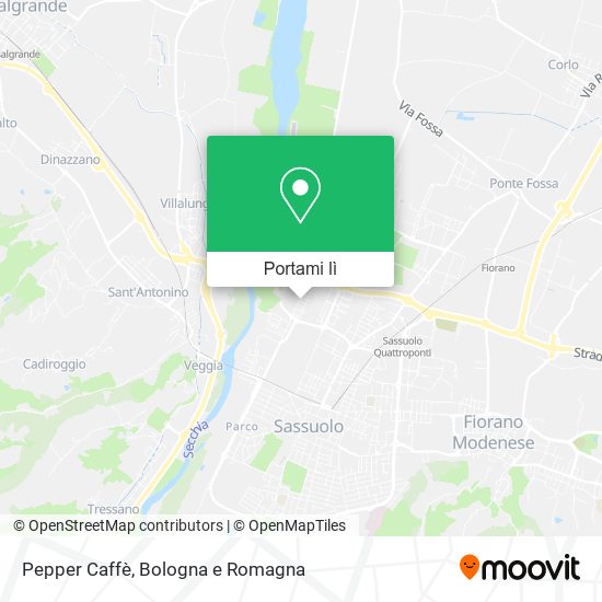 Mappa Pepper Caffè
