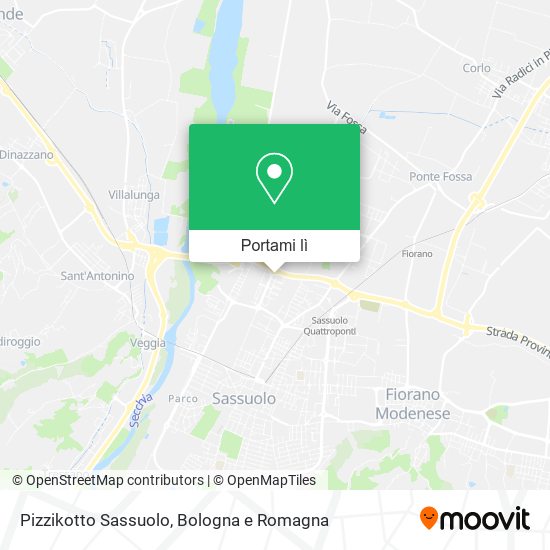 Mappa Pizzikotto Sassuolo