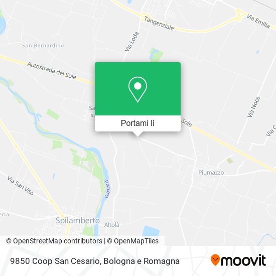 Mappa 9850 Coop San Cesario