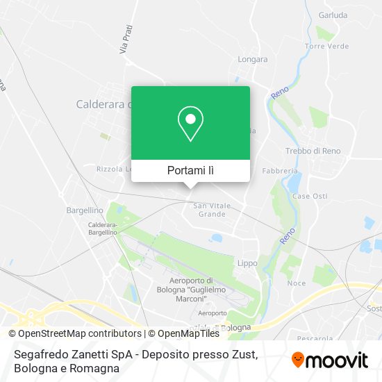 Mappa Segafredo Zanetti SpA - Deposito presso Zust