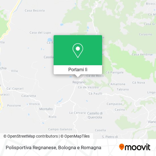 Mappa Polisportiva Regnanese