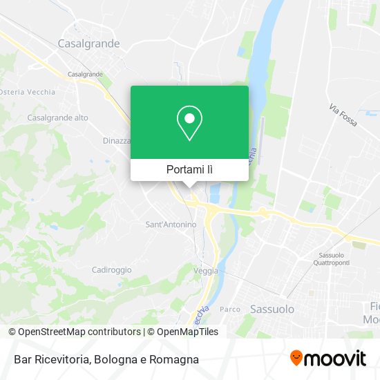 Mappa Bar Ricevitoria