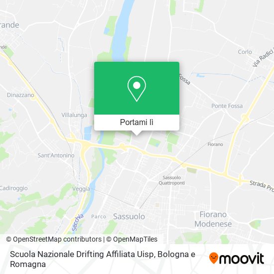 Mappa Scuola Nazionale Drifting Affiliata Uisp