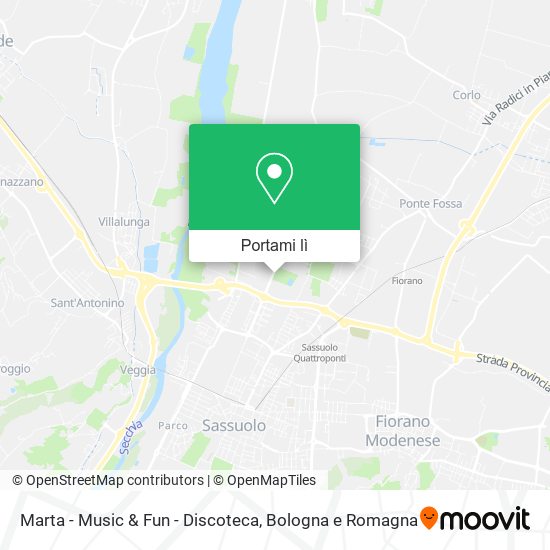Mappa Marta - Music & Fun - Discoteca