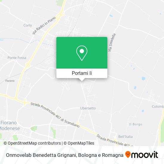 Mappa Onmovelab Benedetta Grignani