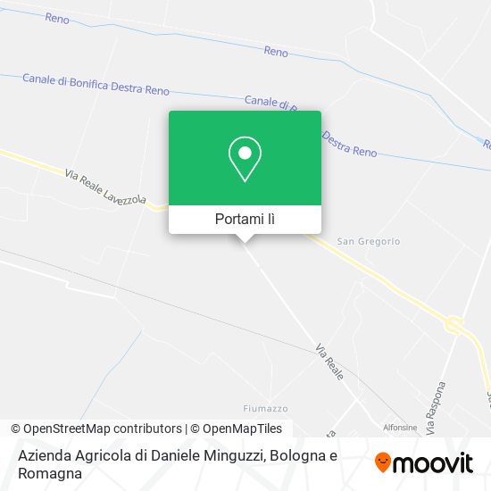 Mappa Azienda Agricola di Daniele Minguzzi