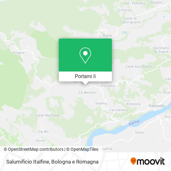 Mappa Salumificio Italfine