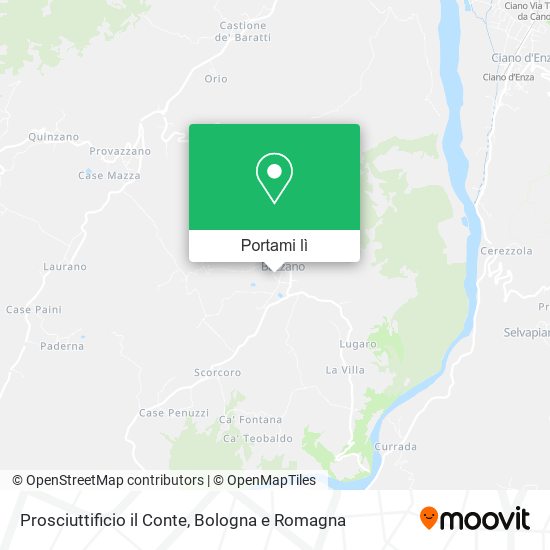 Mappa Prosciuttificio il Conte