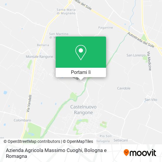 Mappa Azienda Agricola Massimo Cuoghi