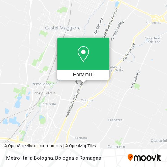 Mappa Metro Italia Bologna