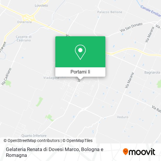 Mappa Gelateria Renata di Dovesi Marco