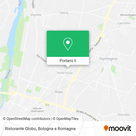 Mappa Ristorante Globo