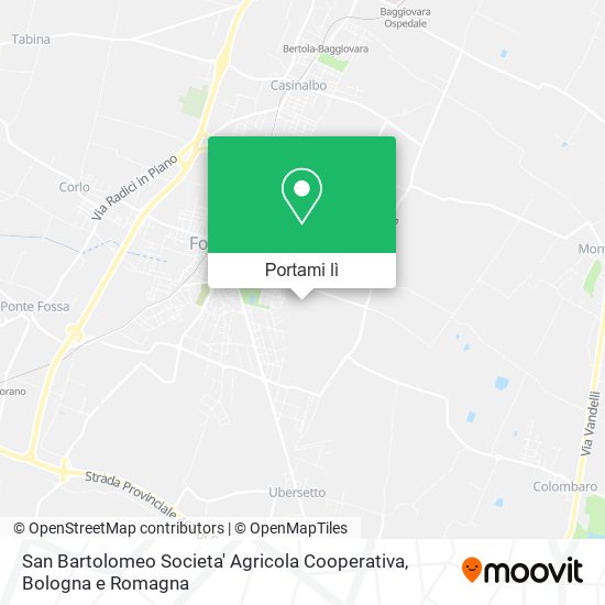 Mappa San Bartolomeo Societa' Agricola Cooperativa
