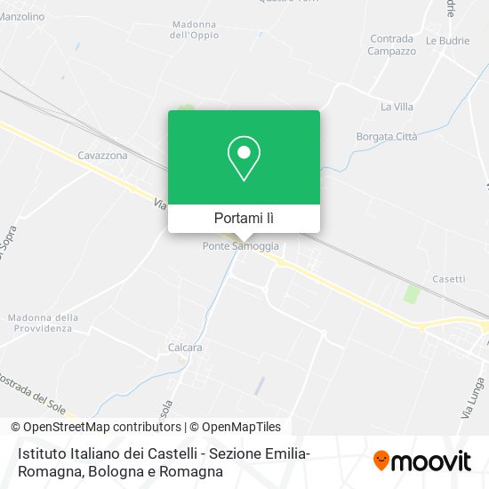 Mappa Istituto Italiano dei Castelli - Sezione Emilia-Romagna