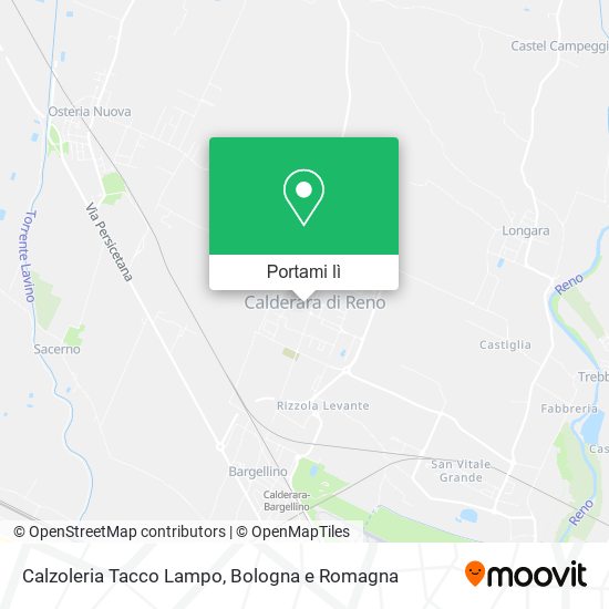 Mappa Calzoleria Tacco Lampo