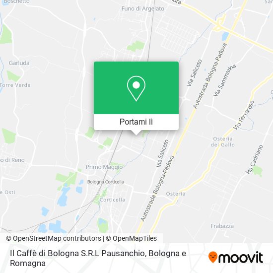 Mappa Il Caffè di Bologna S.R.L Pausanchio