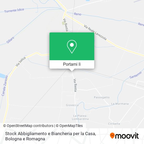Mappa Stock Abbigliamento e Biancheria per la Casa