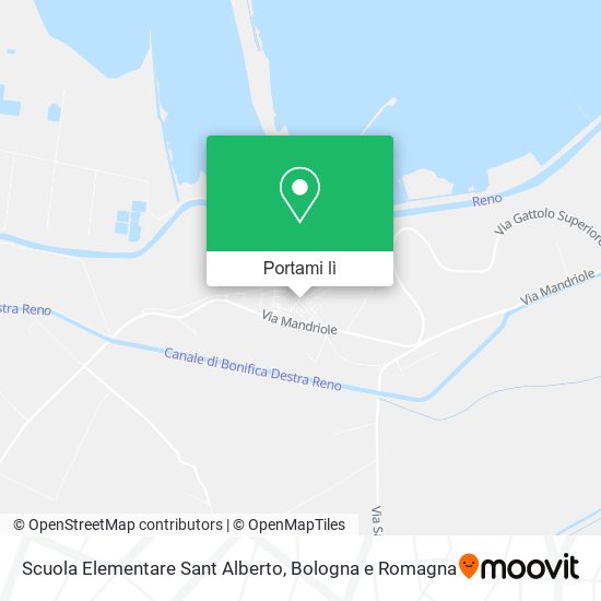 Mappa Scuola Elementare Sant Alberto