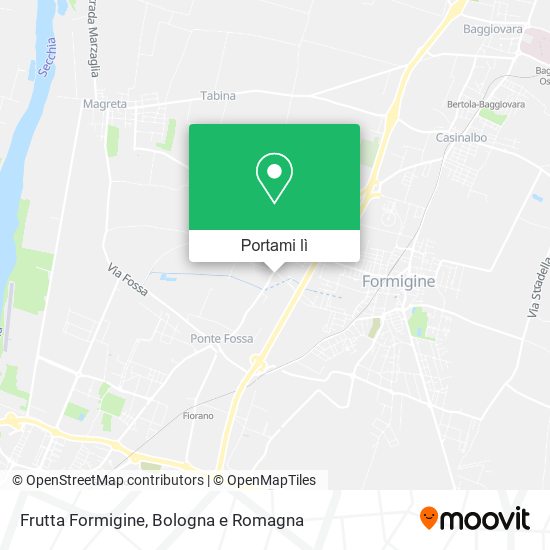 Mappa Frutta Formigine