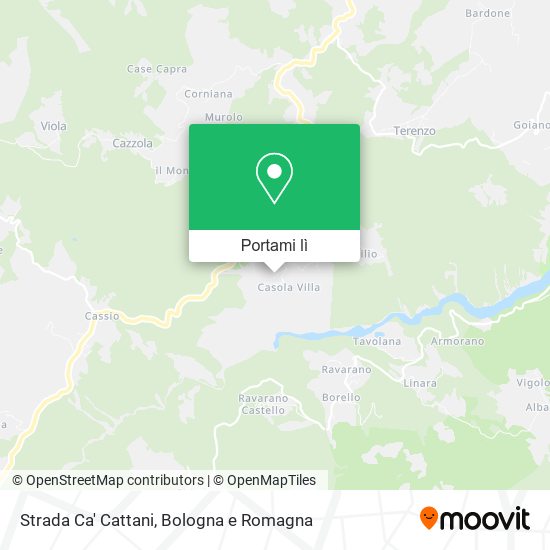 Mappa Strada Ca' Cattani