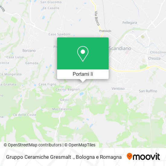 Mappa Gruppo Ceramiche Gresmalt .