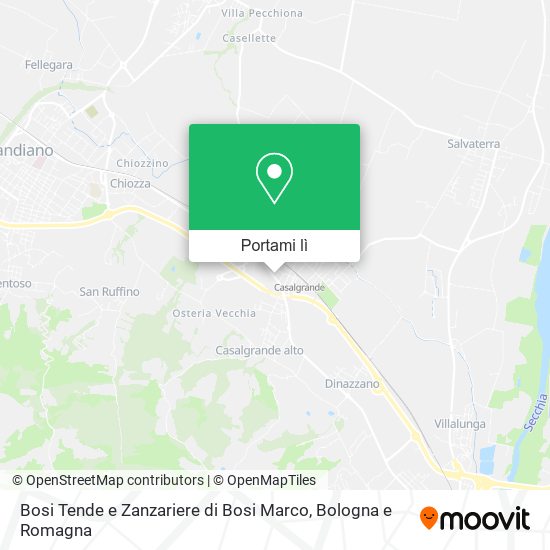 Mappa Bosi Tende e Zanzariere di Bosi Marco