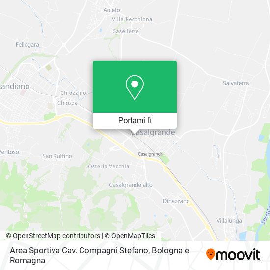 Mappa Area Sportiva Cav. Compagni Stefano