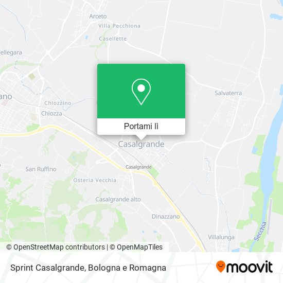 Mappa Sprint Casalgrande