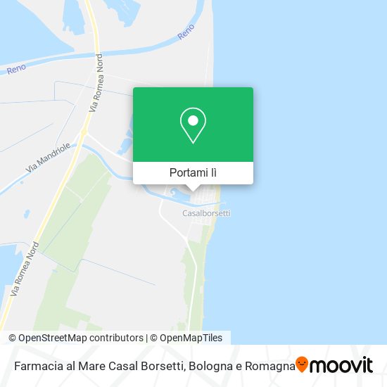 Mappa Farmacia al Mare Casal Borsetti