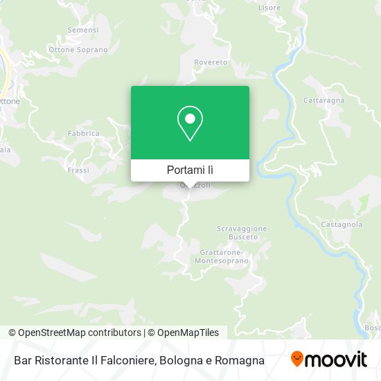 Mappa Bar Ristorante Il Falconiere