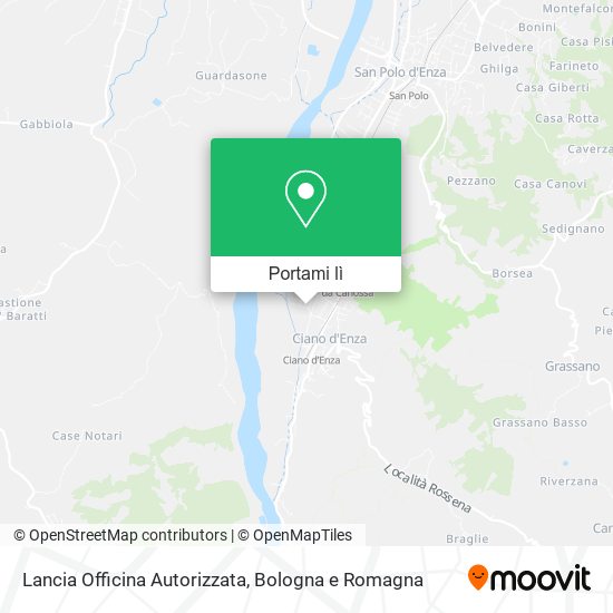 Mappa Lancia Officina Autorizzata