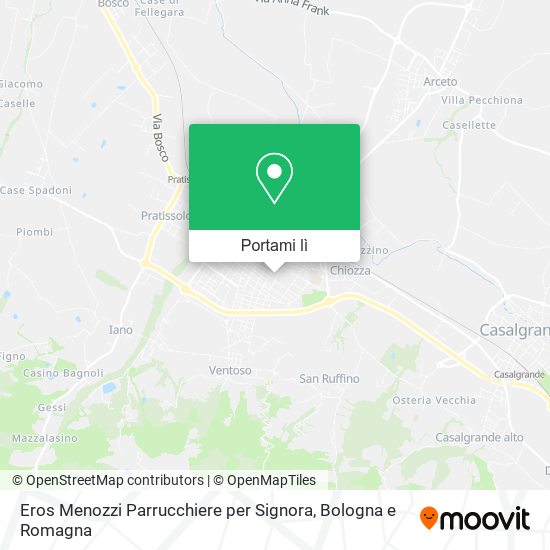 Mappa Eros Menozzi Parrucchiere per Signora